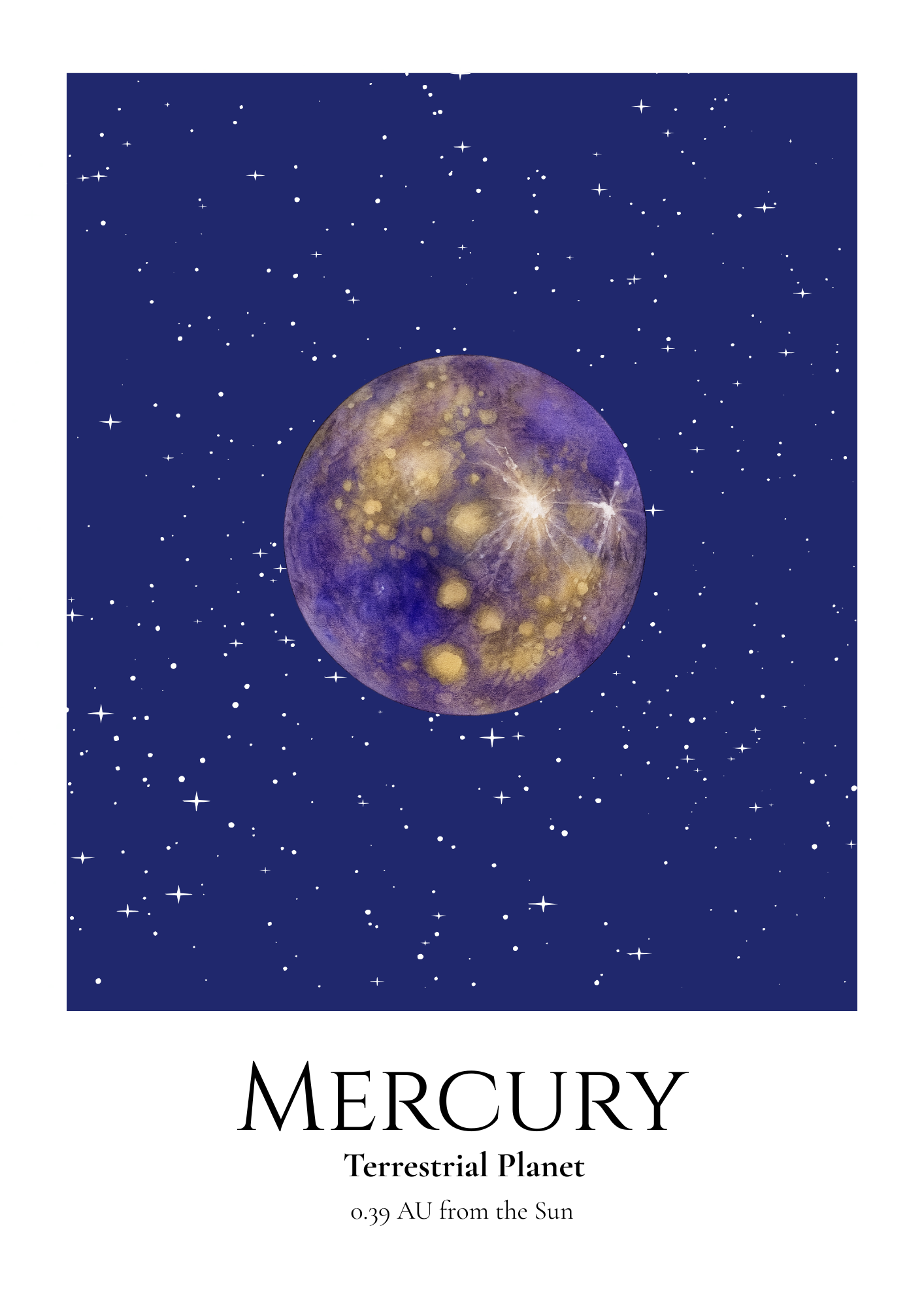 Mercury original Giggle Bright artwork