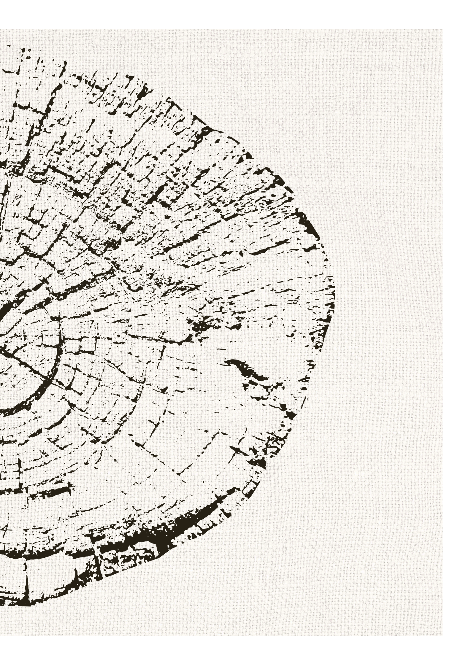 Right-hand tree-ring print